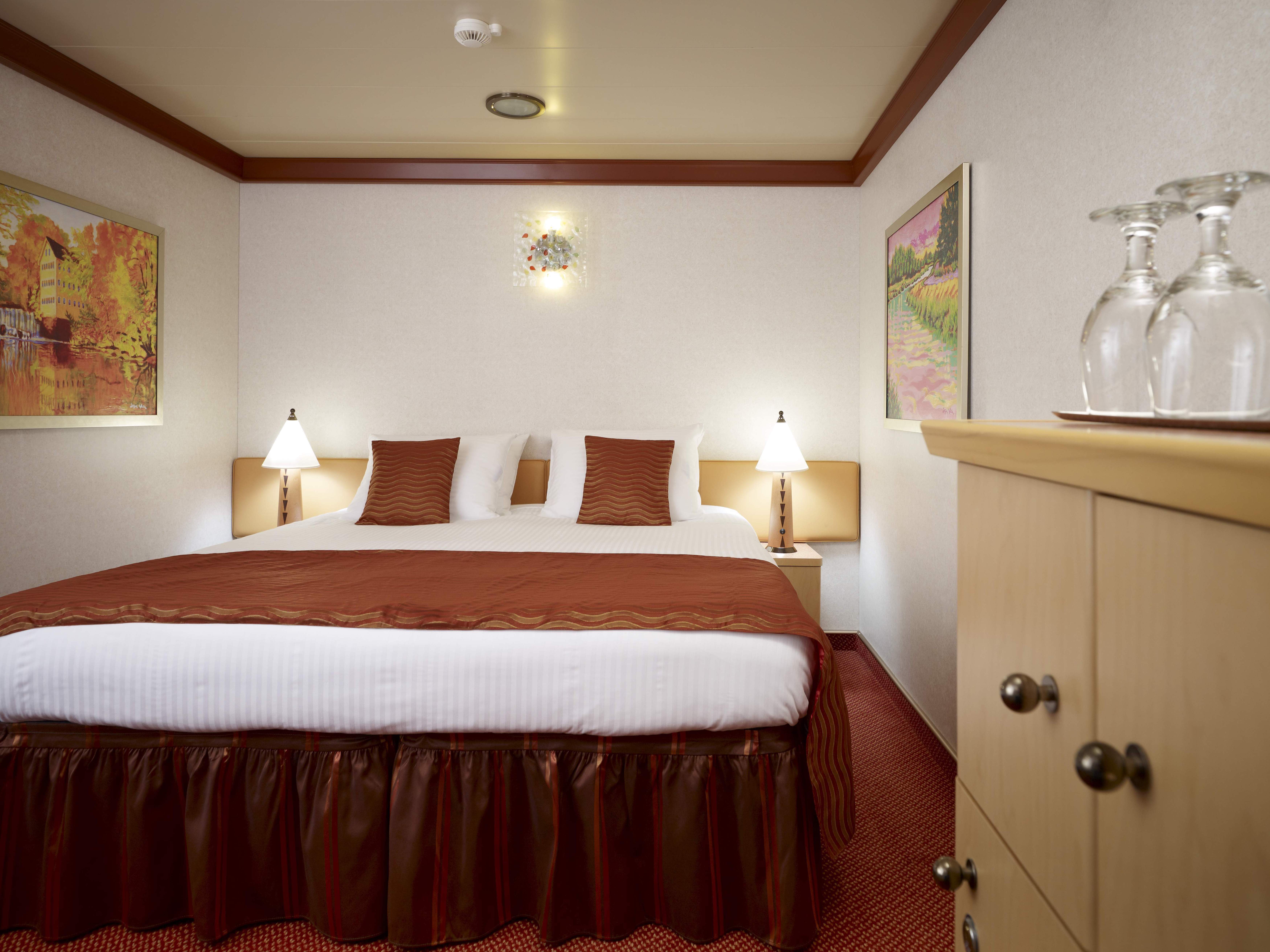 Interior Stateroom with bunk bed