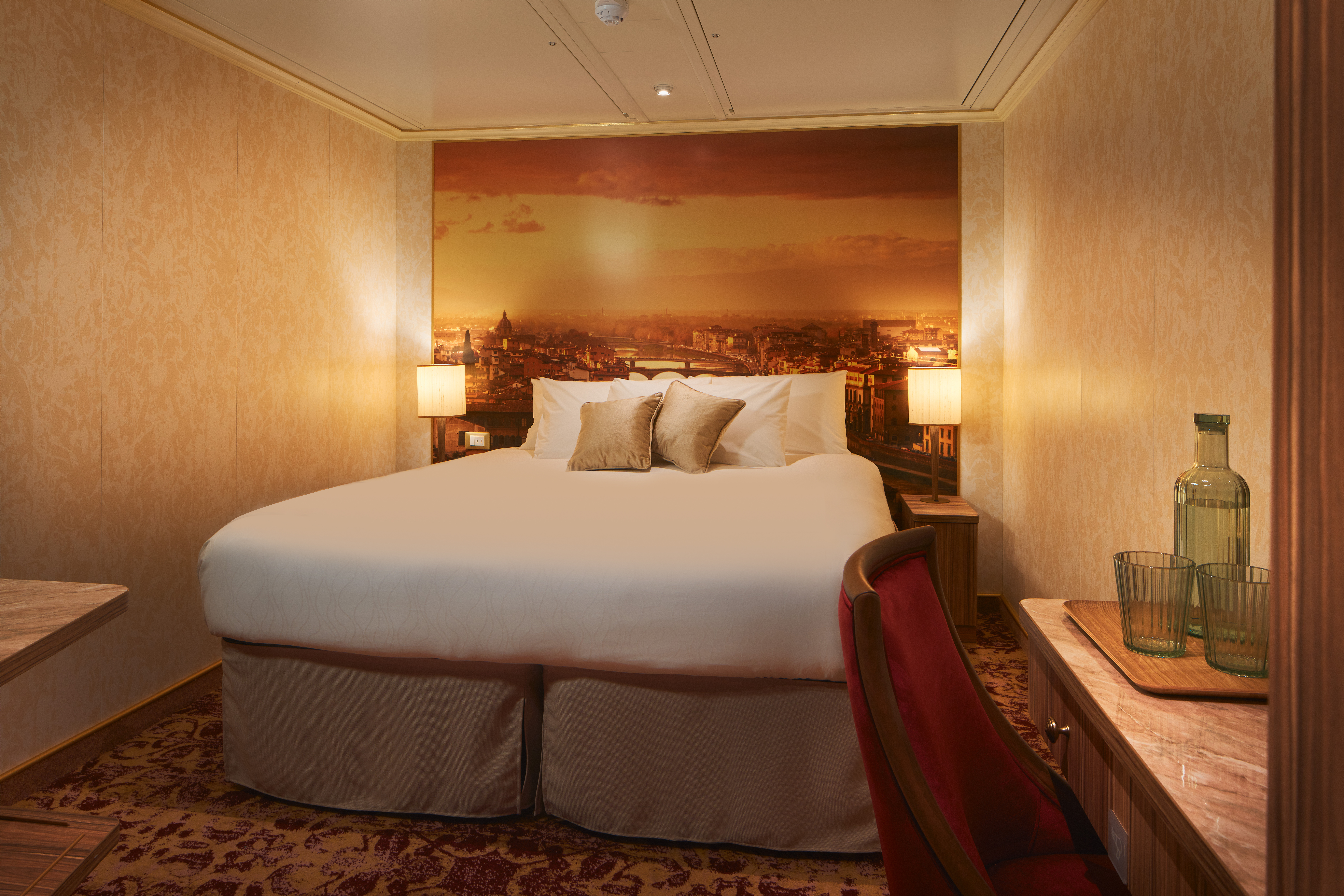 Interior Stateroom with bunk bed