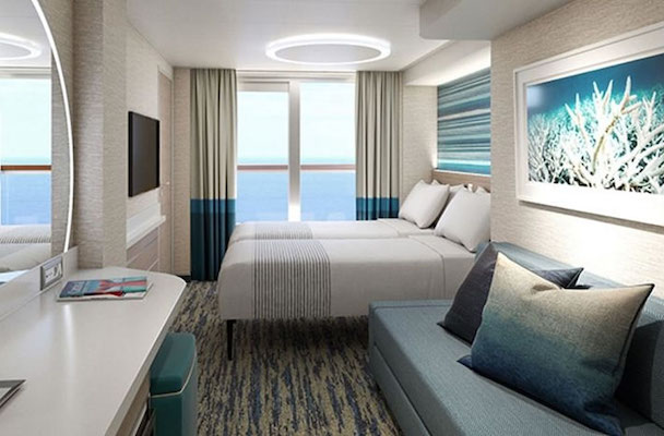 Large Balcony Stateroom aft view