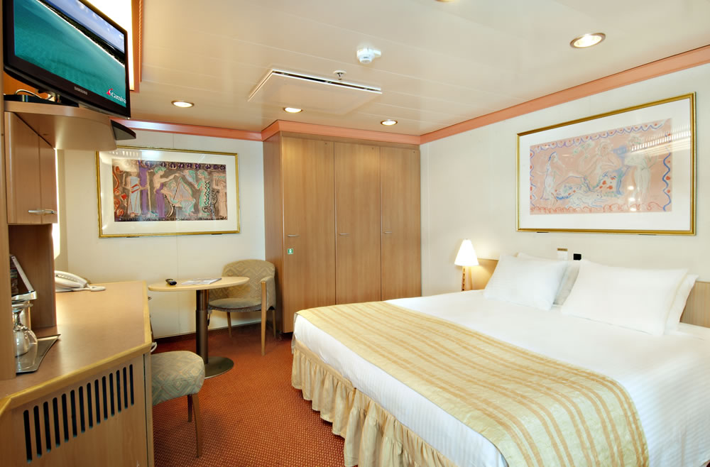 Interior Stateroom with window (obstructed view)