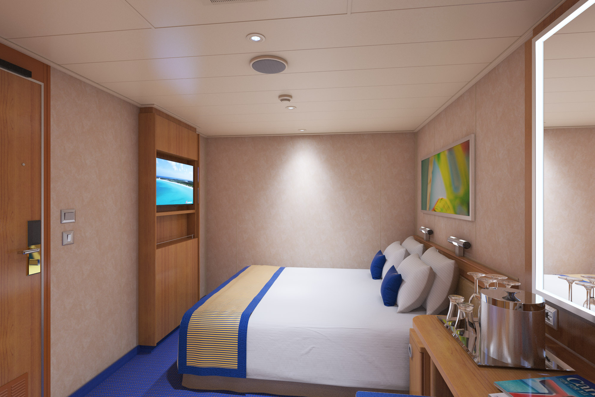 Interior Stateroom with Window (walkway view)