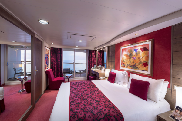 Cabina Deluxe Balcony Aurea sulla MSC Orchestra