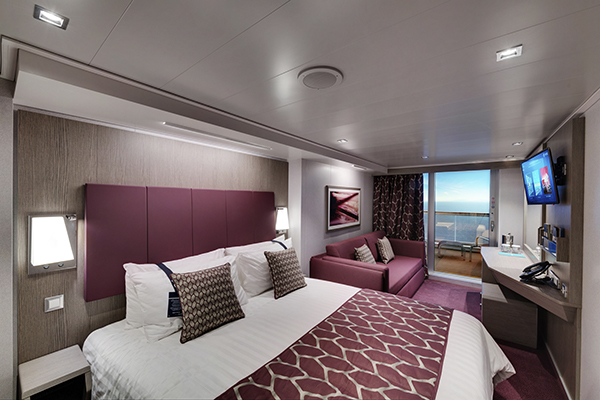 Cabina Deluxe Balcony MSC Seaside